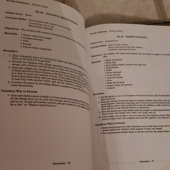 Books preschool curriculum year round activities 3 books in set ..age 2, 3, 4 - Picture 5 of 13